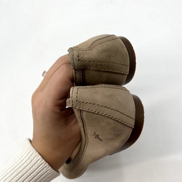 Frye Tan Round Toe ballet Flats - Picture 4 of 6